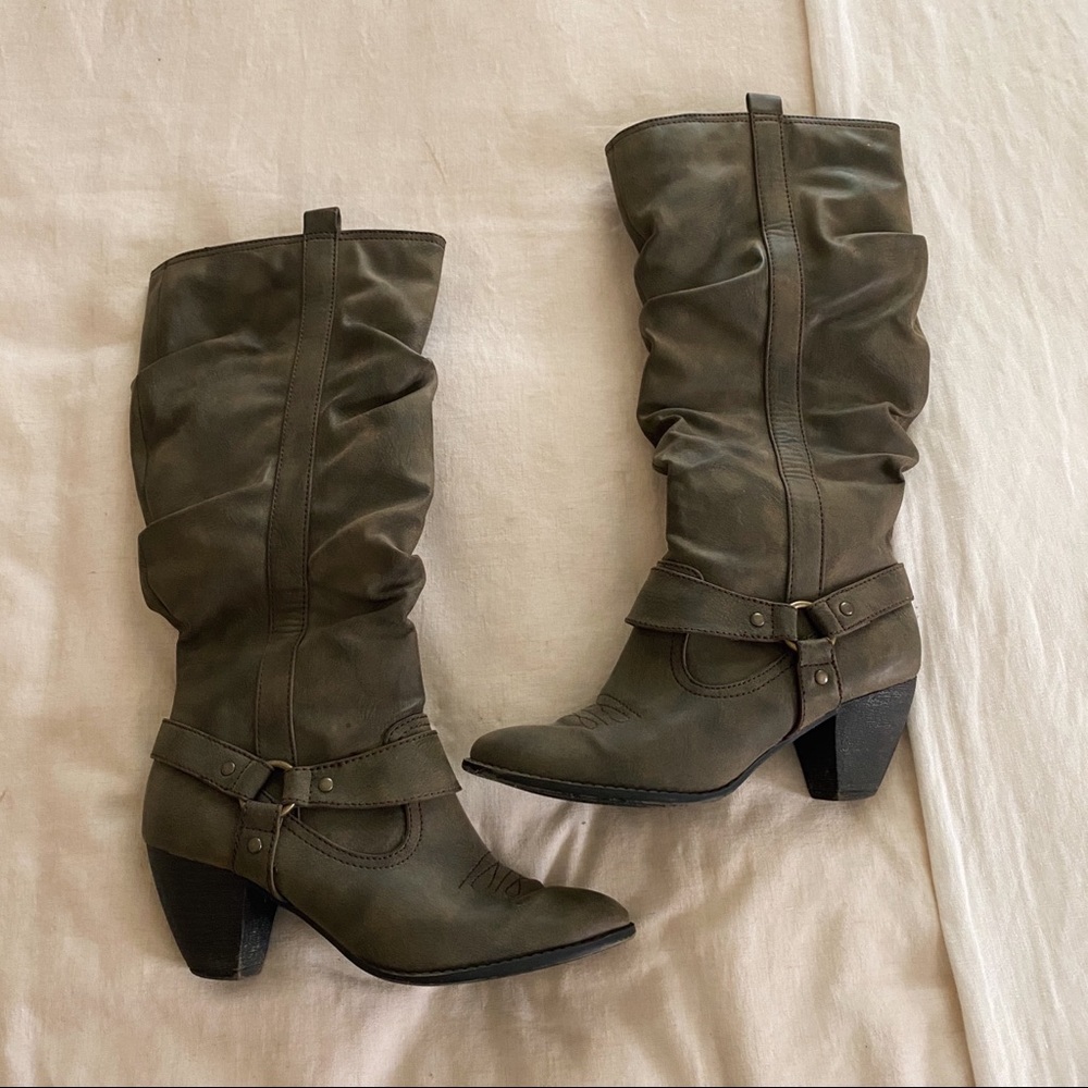 Brown Knee High Boots